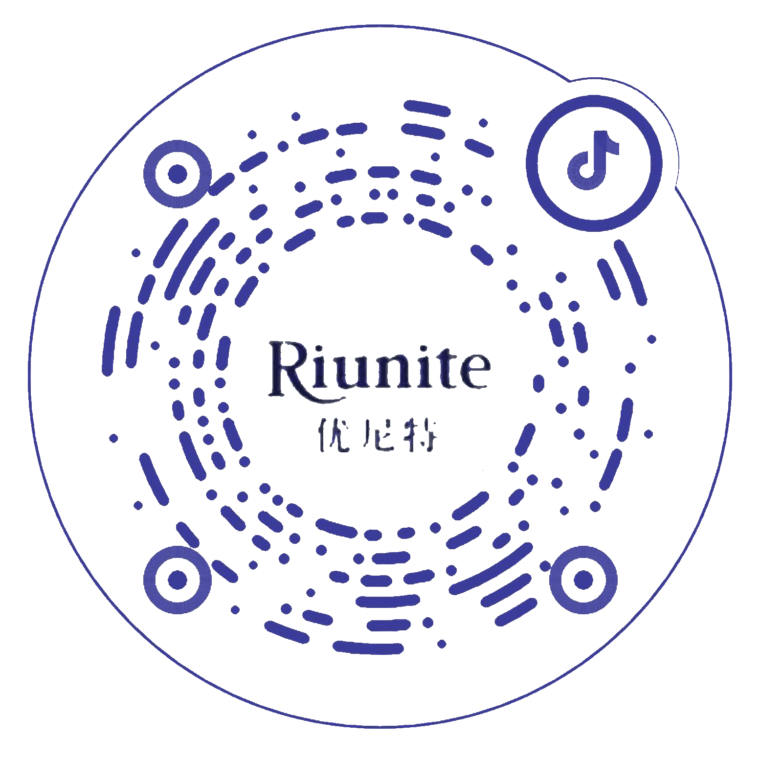抖音 Riunite优尼特官方账号 二维码