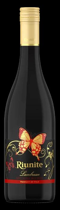 （螺旋）蝴蝶兰慕丝甜红葡萄酒 瓶身产品图（8% vol · 750ML）
