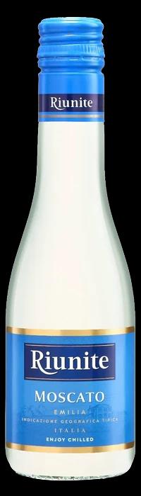 优尼特莫斯卡托甜白葡萄酒 瓶身产品图（8% vol · 187ML）