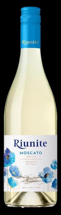 花语莫斯卡托甜型白葡萄酒 瓶身产品图（8% vol · 750ML）